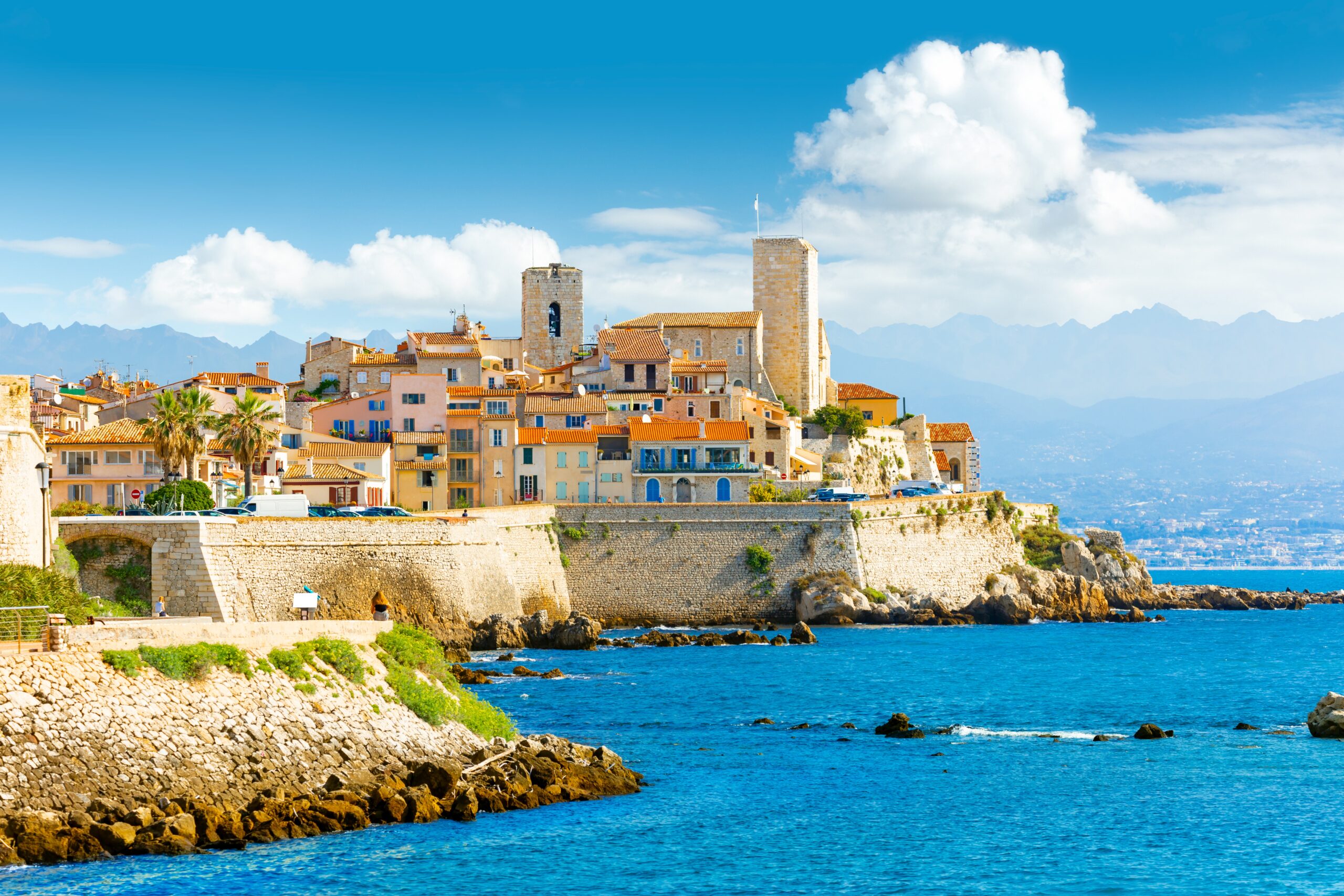 Panoramic,View,Of,Antibes,,Provence,,France