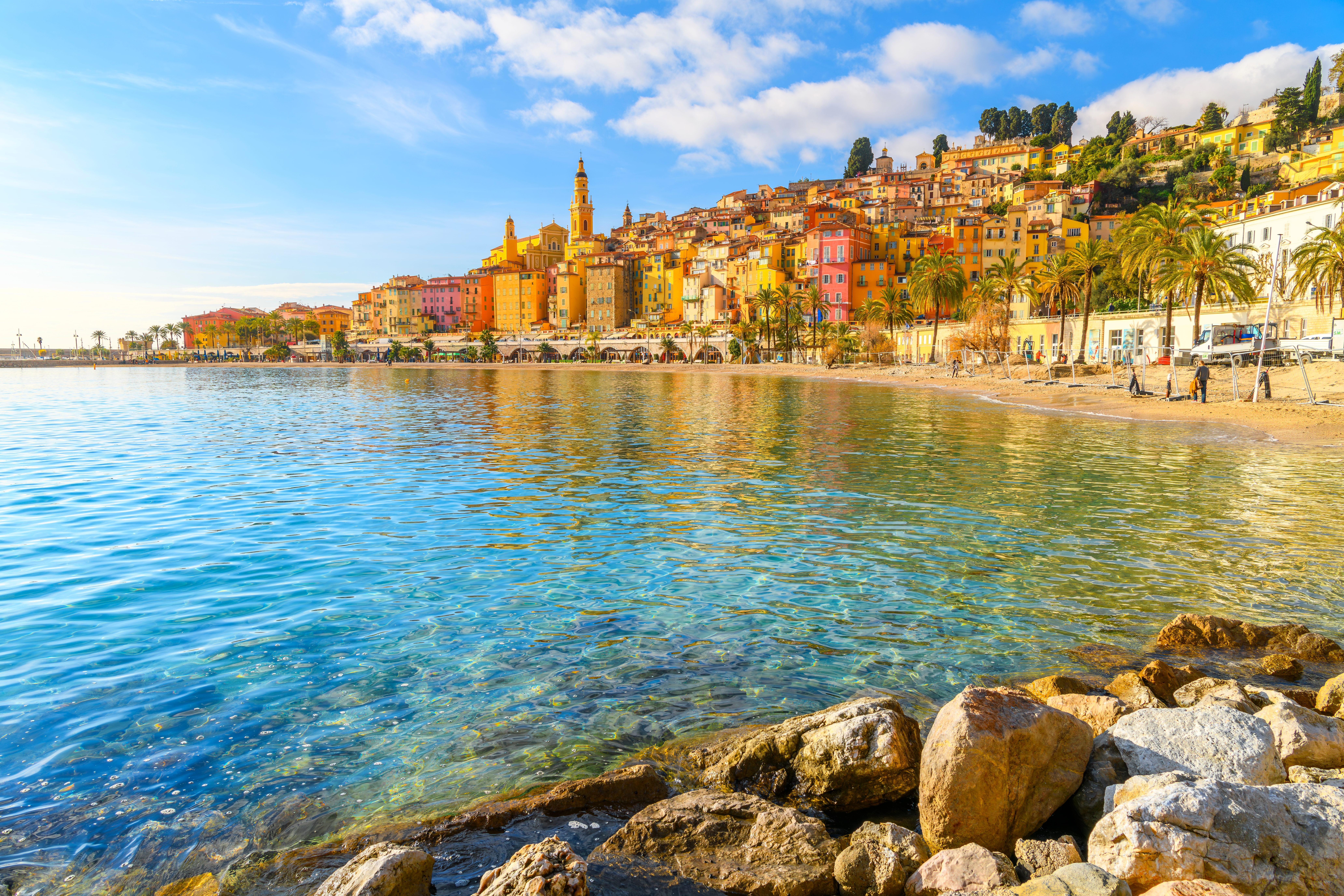 Menton,,France,-,January,13,2024:,Townscape,Of,The,Picturesque