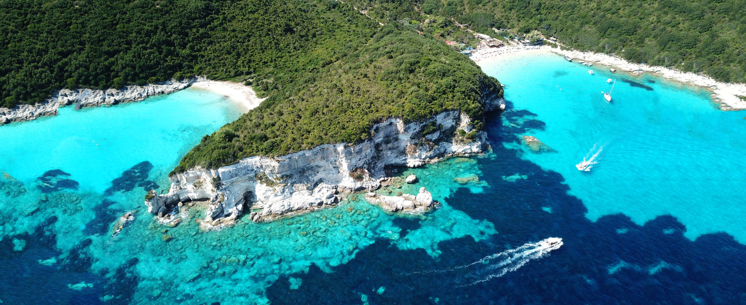 Aerial,Drone,Ultra,Wide,Photo,Of,Paradise,Sandy,Beaches,In