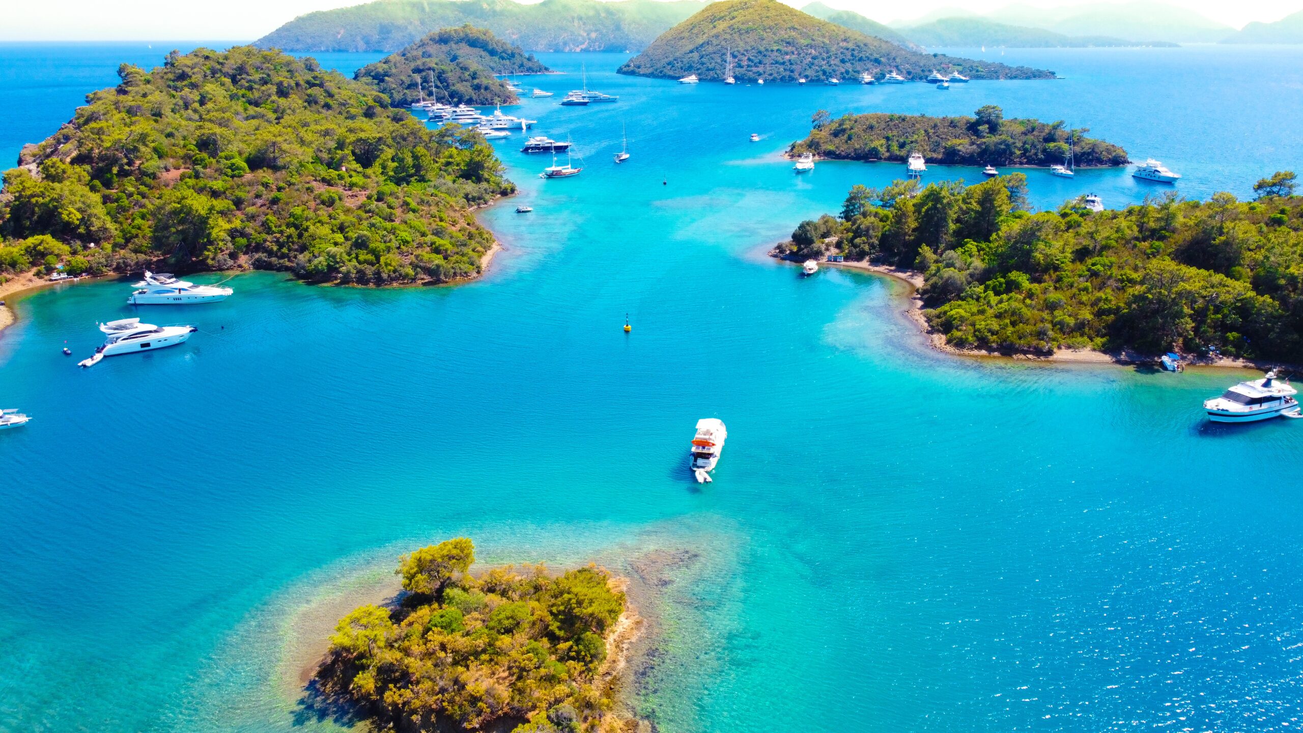 Gocek,Islands,In,Blue,Water