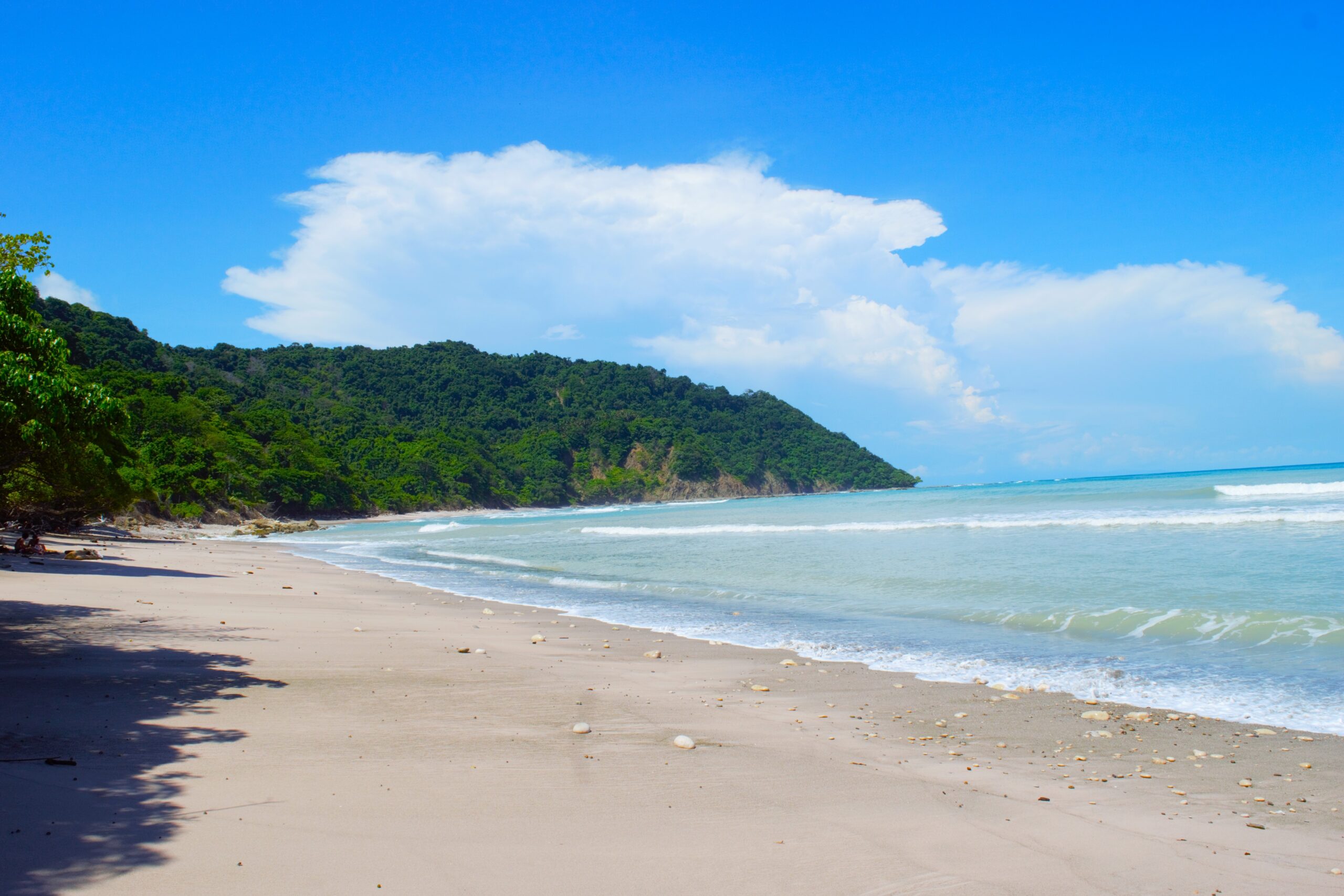 White,Sand,Beach,Cabo,Blanco,Cabuya,Costa,Rica
