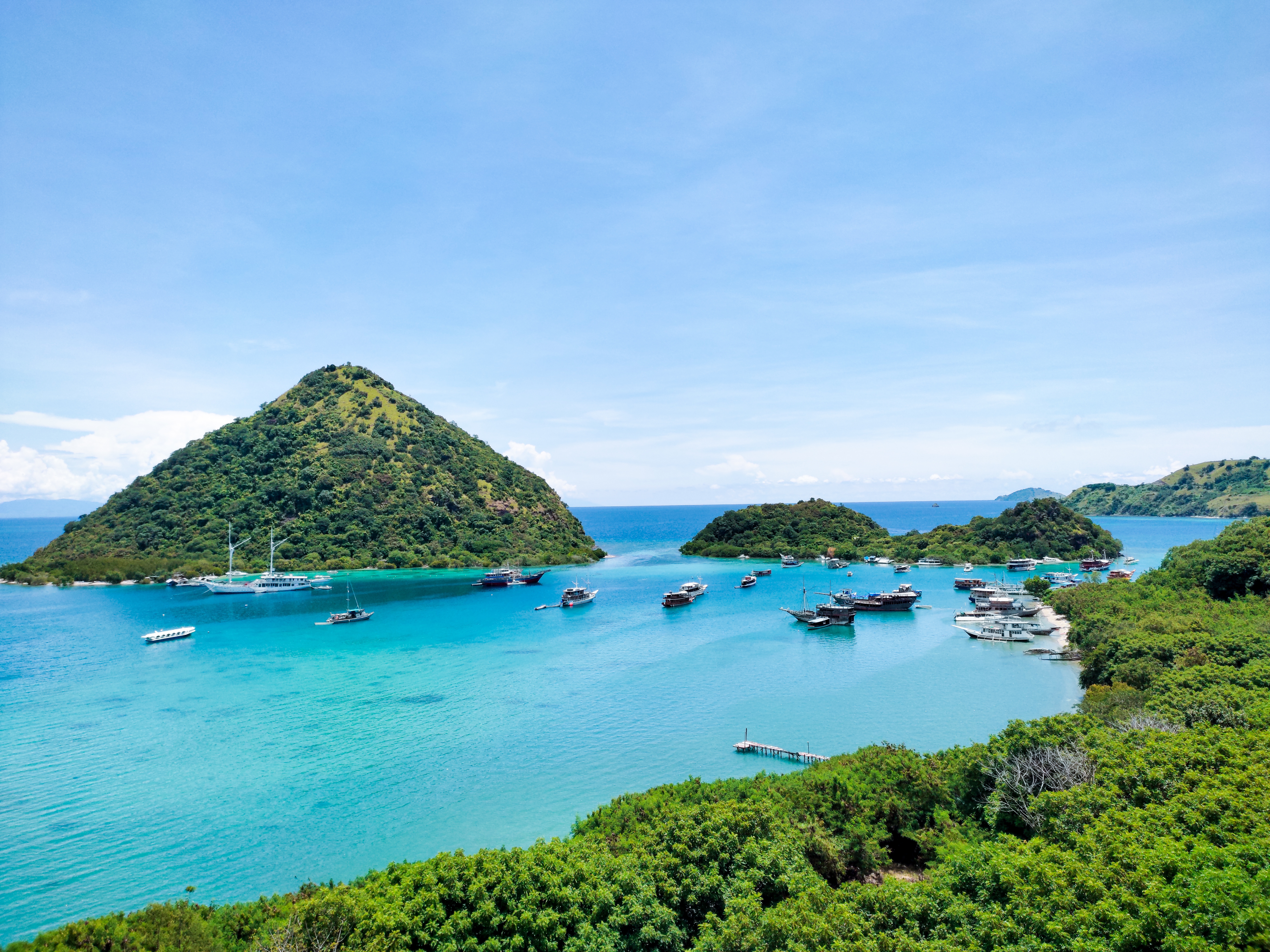 Aerial,View,Of,Beautiful,Beach,And,An,Island.,View,Of
