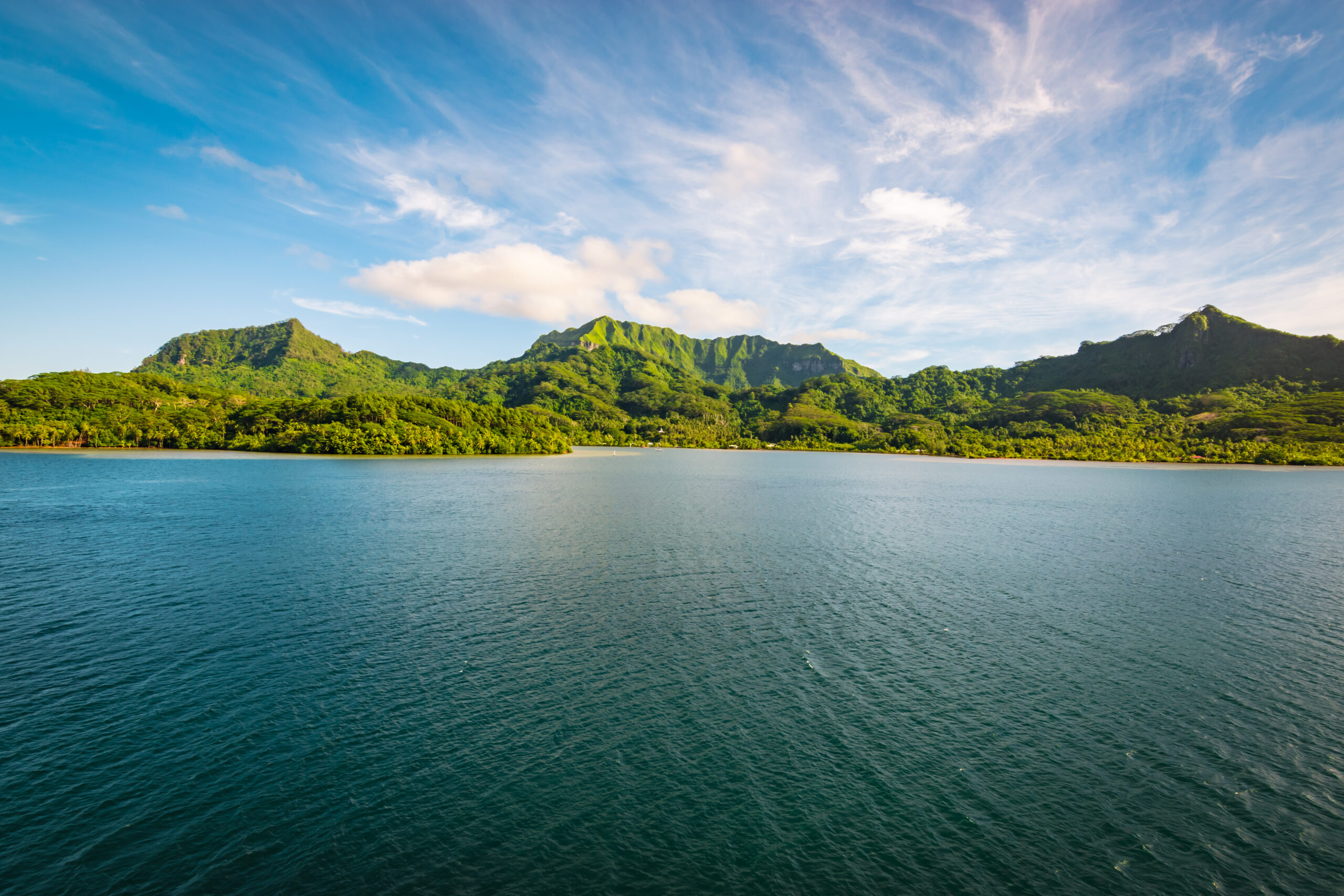 Huahine,Island,Mountain,Landscape,,French,Polynesia
