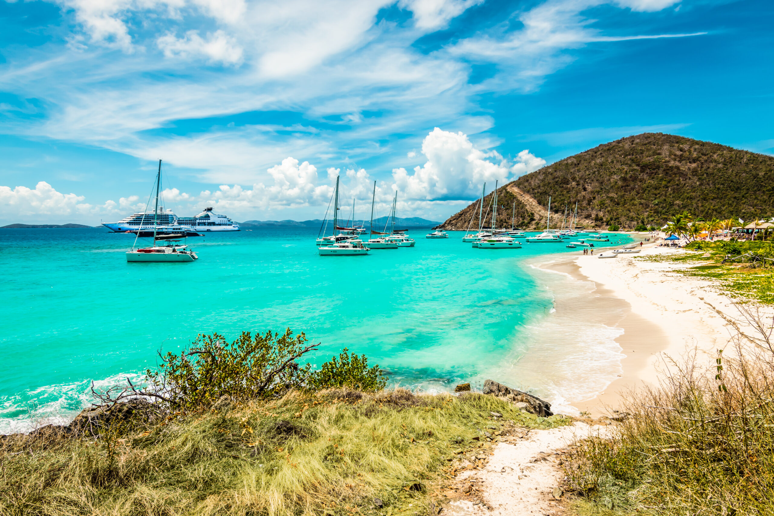 White,Bay,Beach,,Jost,Van,Dyke,,British,Virgin,Islands.