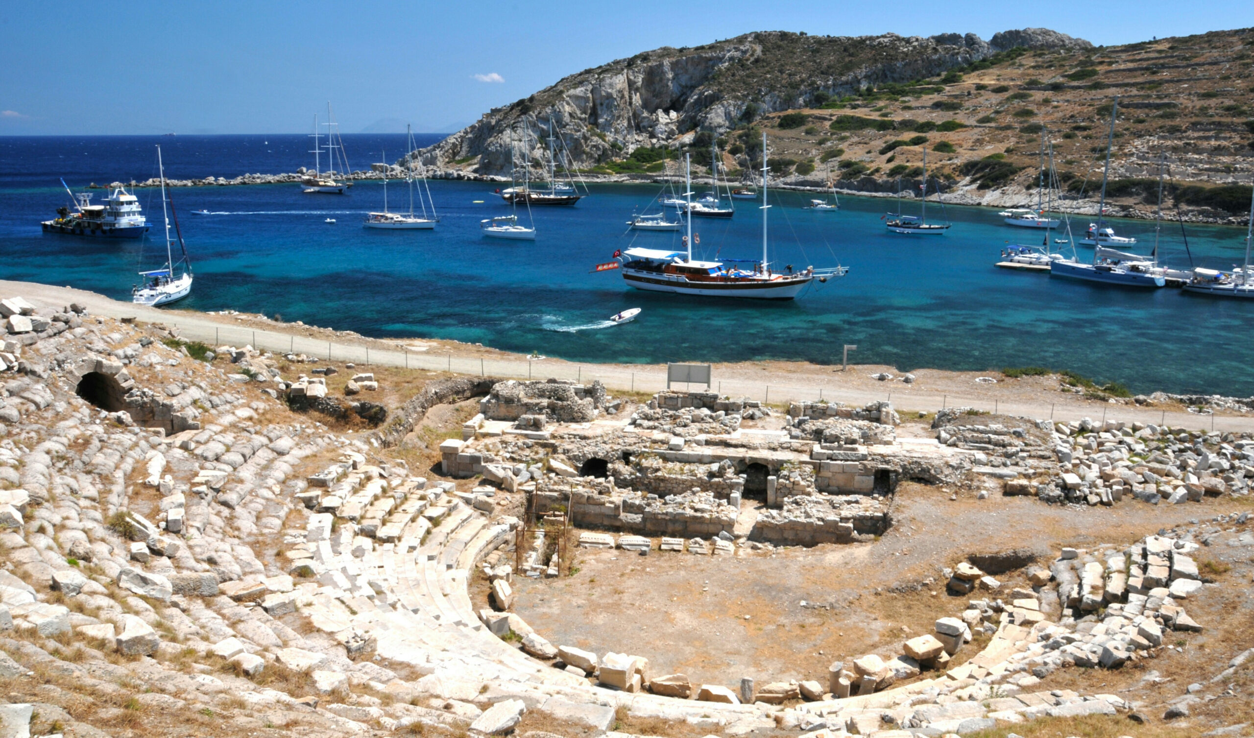 Datca,Unique,Nature,,Untouched,Bays,And,Ancient,City,Knidos.,Beautiful