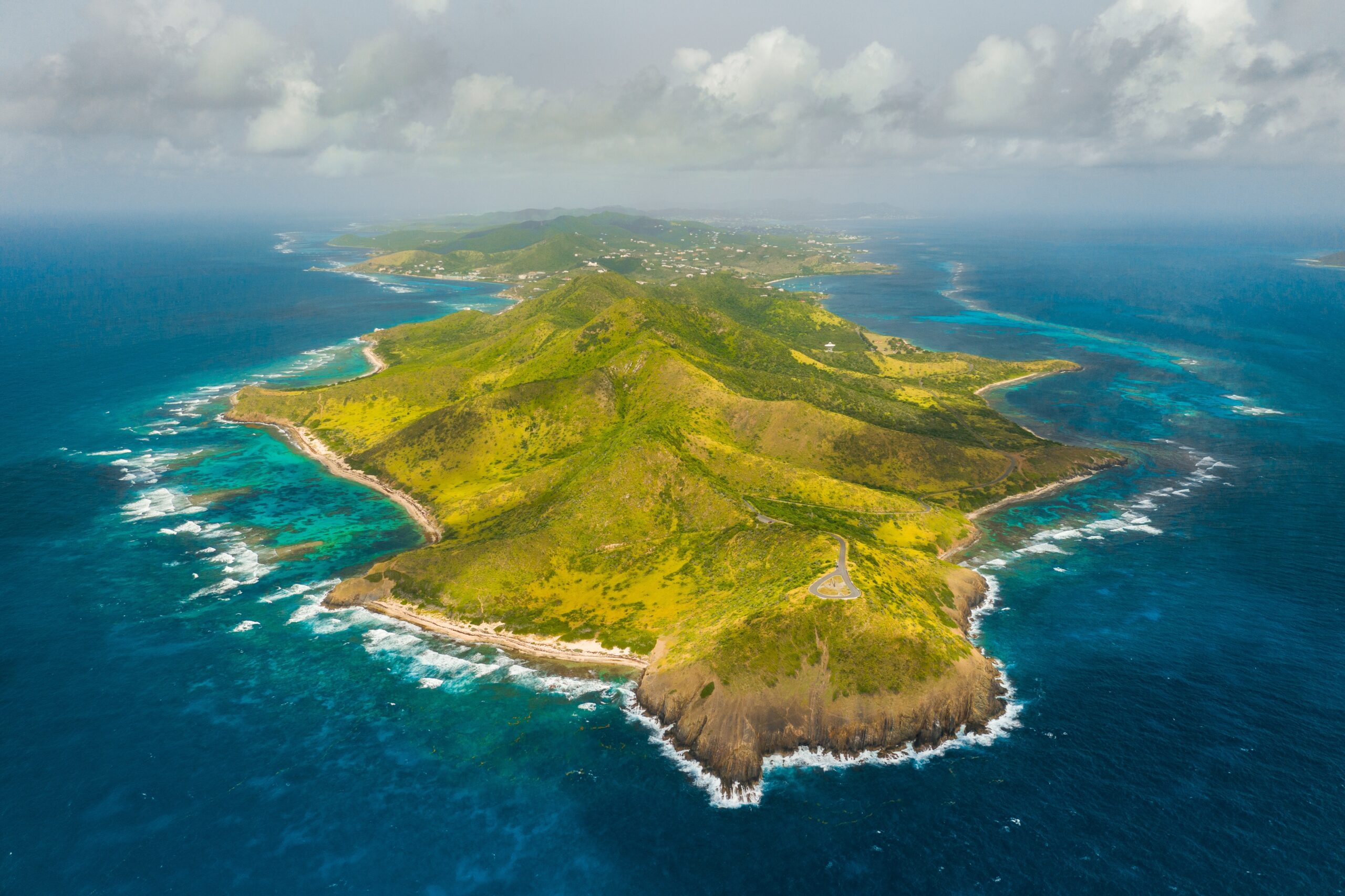 East,Coast,Drone,View,Of,St,Croix,Us,Virgin,Islands