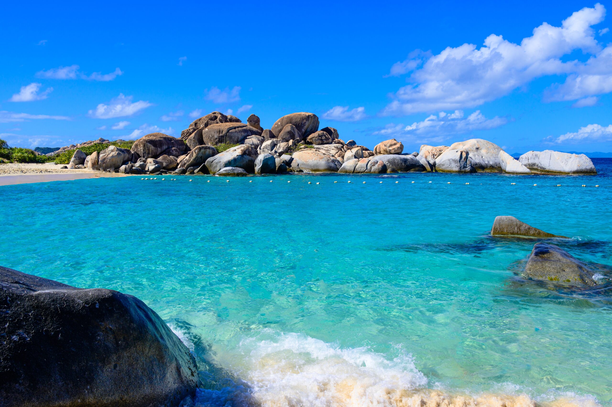 Tropical,Beach,At,The,Baths,In,Virgin,Gorda,,British,Virgin
