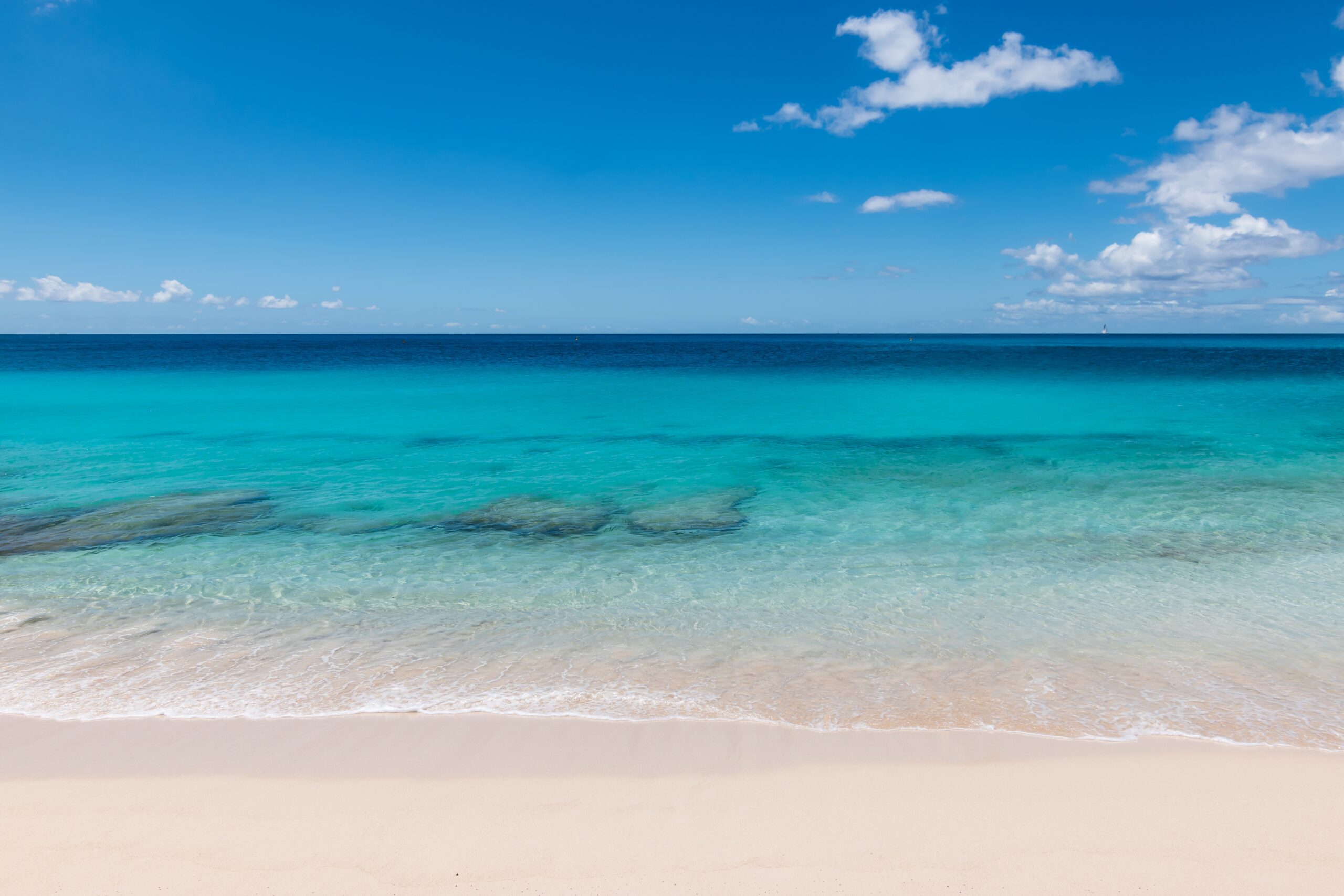 St Maarten-Maho Beach-tropical beach in the caribbean